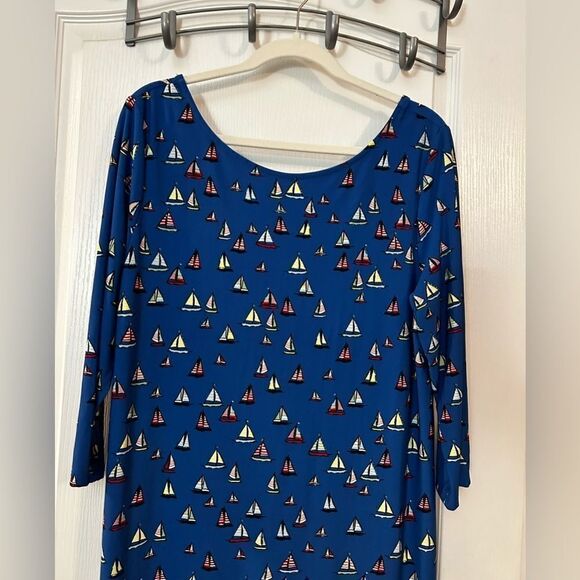 Leota Nouveau Sheath in Ahoy Nautical Dress NWT size 1L (16/18W) - Picture 5 of 13